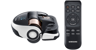 Illustration for article titled Samsung's Robo Vac Chases Lasers Like a Cat To Clean Any Spots It Missed